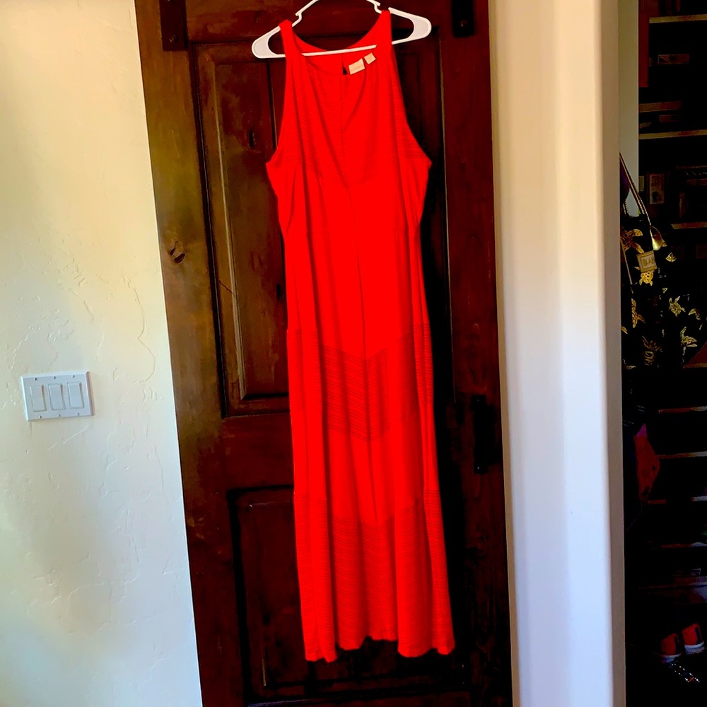 Chico’s Maxi Dress Size 3.  Black available also.